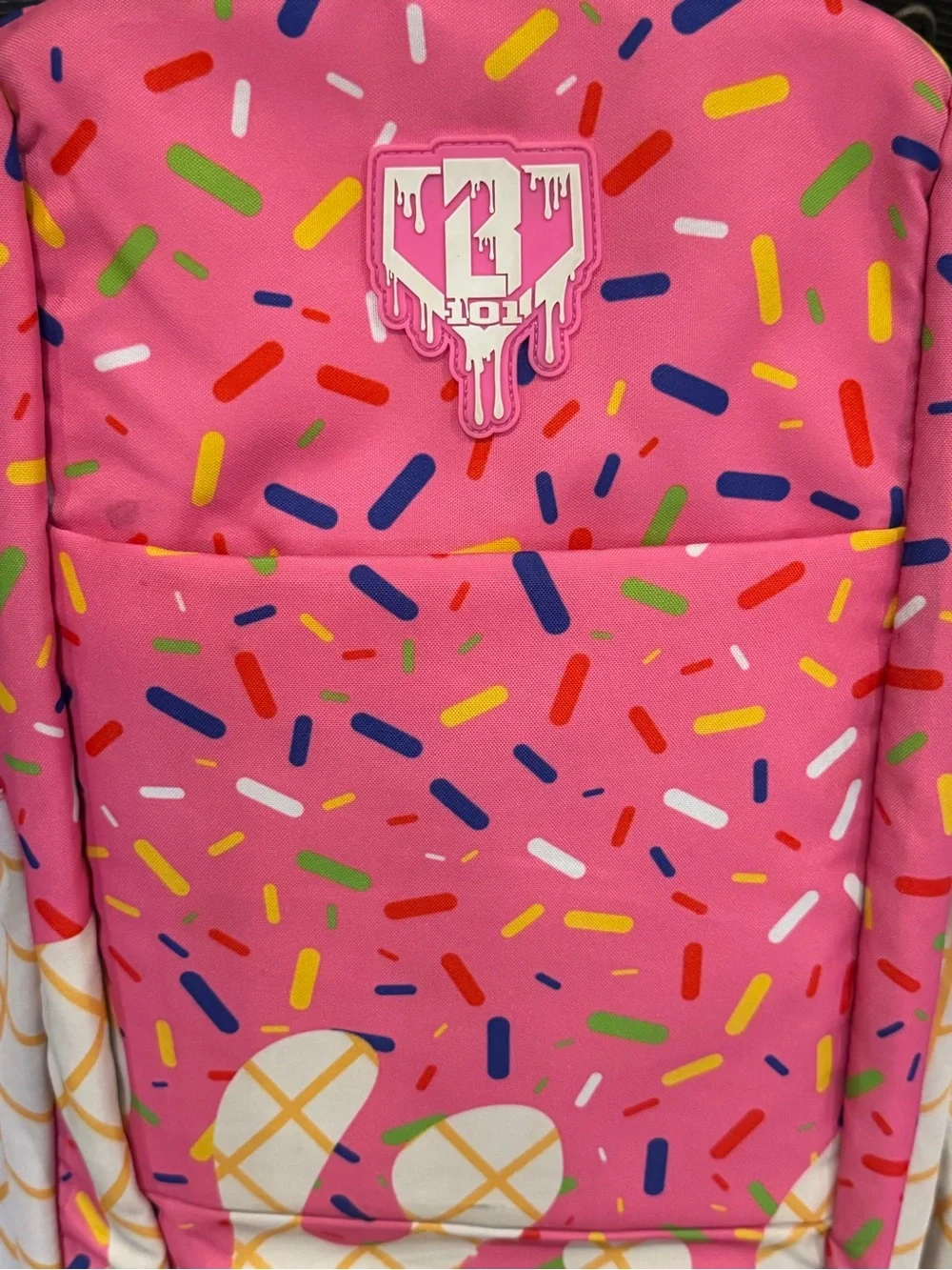 Baseball Lifestyle 101 Ice Cream Sprinkles Backpack
